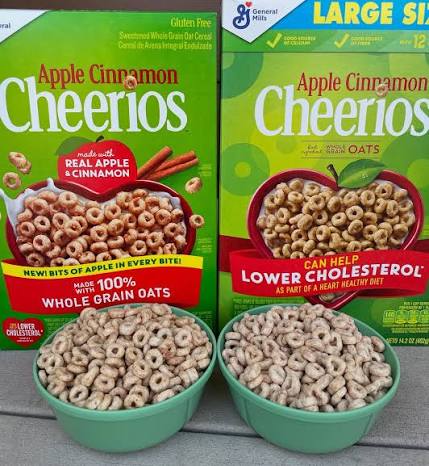 Apple Cinnamon Cheerios packaging